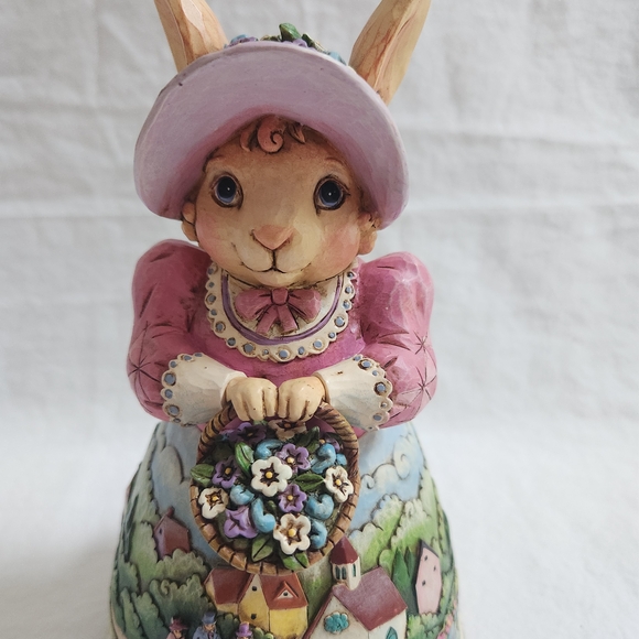 Jim Shore Every Bunny Rejoice Rabbit Figurine - Picture 3 of 15